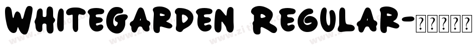 WhiteGarden Regular字体转换